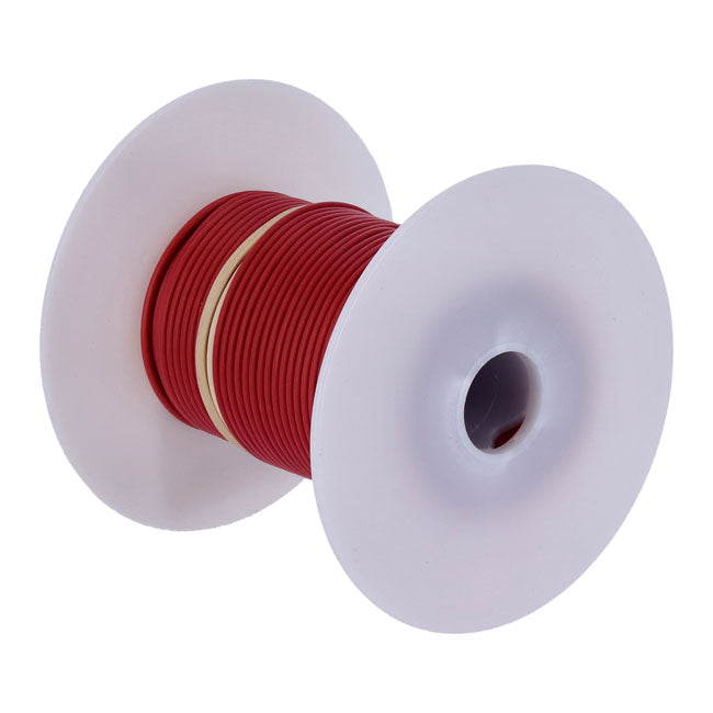 Standard Wire on Spool, 18 Gauge. 100 Ft. Red