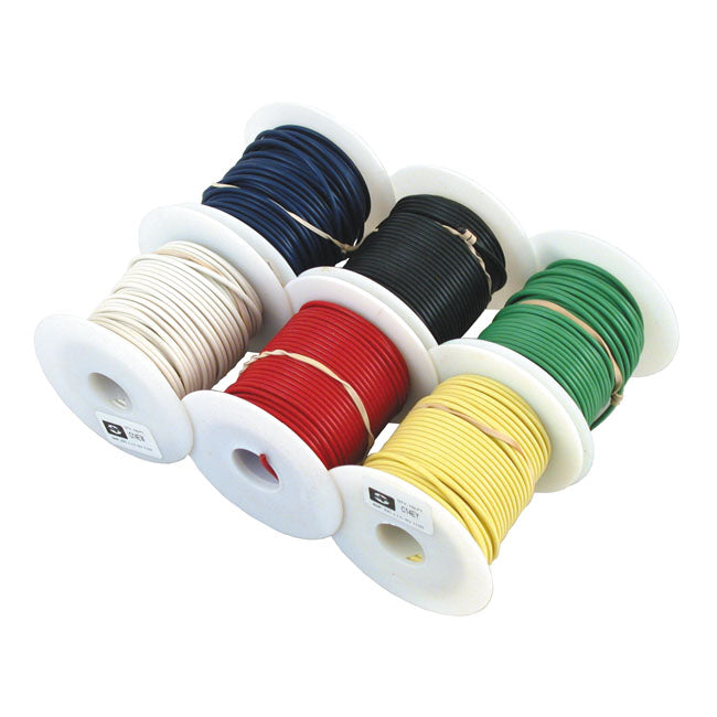 Standard Wire on Spool, 14 Gauge. 100 Ft. Blue