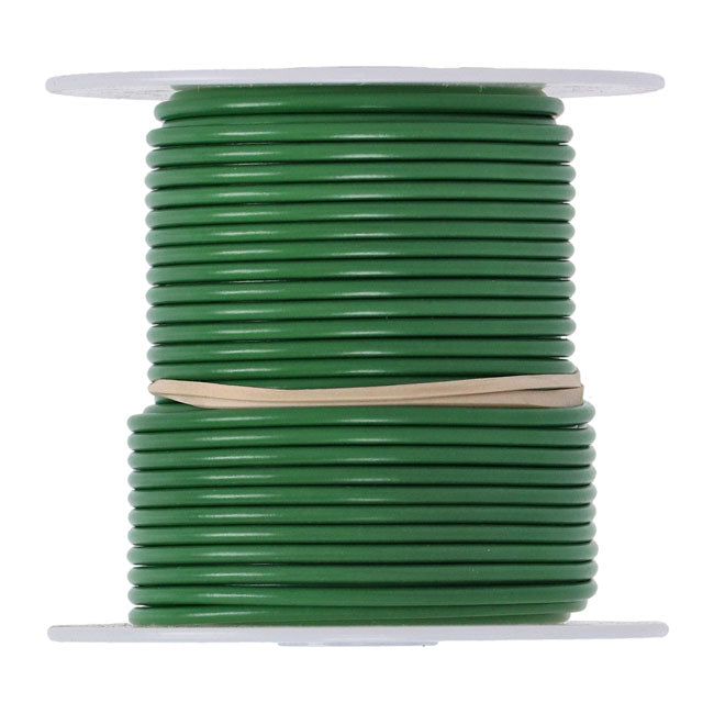 Standard Wire on Spool, 14 Gauge. 100 Ft. Green