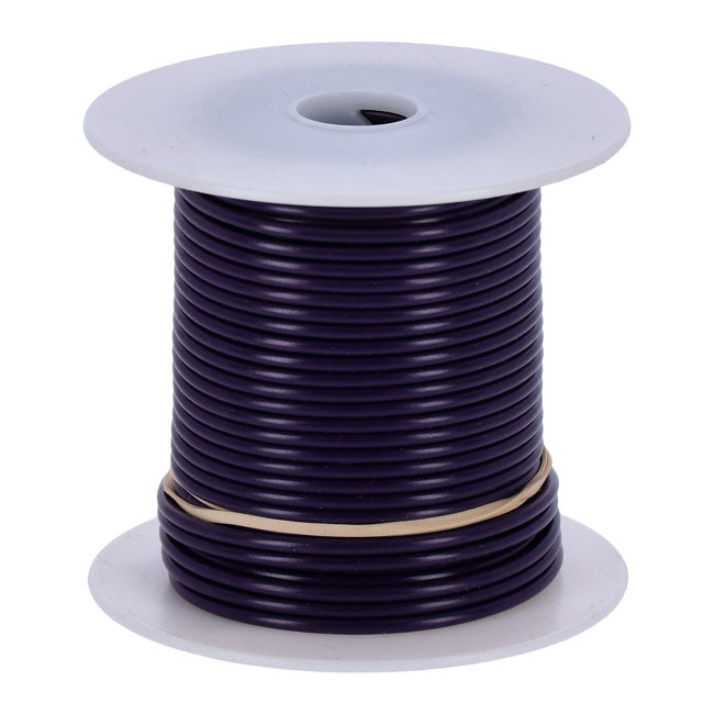 Standard Wire on Spool, 14 Gauge. 100 Ft. Purple