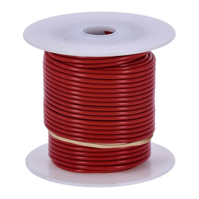 Standard Wire on Spool, 14 Gauge. 100 Ft. Red
