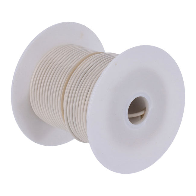 Standard Wire on Spool, 14 Gauge. 100 Ft. White