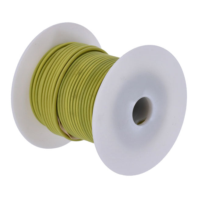 Standard Wire on Spool, 14 Gauge. 100 Ft. Yellow