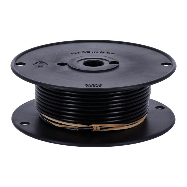Standard Wire on Spool, 10 Gauge. 100 Ft. Black