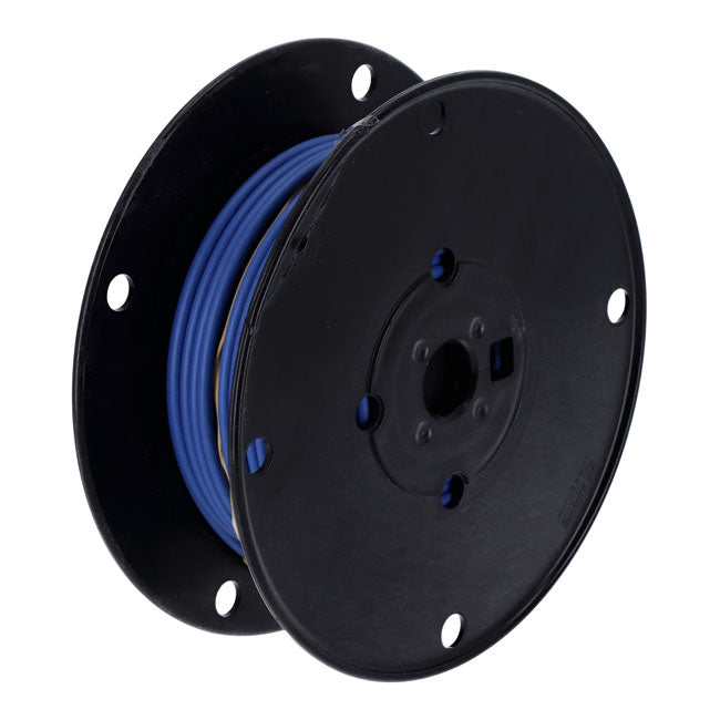 Standard Wire on Spool, 10 Gauge. 100 Ft. Blue