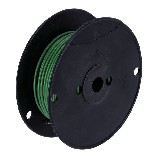 Standard Wire on Spool, 10 Gauge. 100 Ft. Green