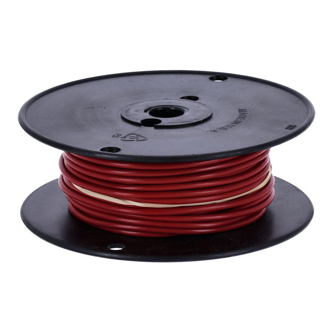 Standard Wire on Spool, 10 Gauge. 100 Ft. Red