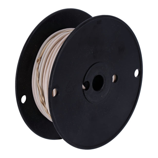 Standard Wire on Spool, 10 Gauge. 100 Ft. White