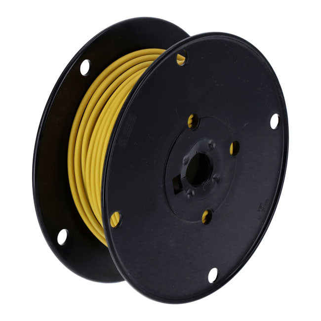 Standard Wire on Spool, 10 Gauge. 100 Ft. Yellow