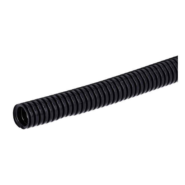 Standard PVC Split Wiring Loom. 50Ft, 7/16" I.D. (11.1mm). Black – Universal