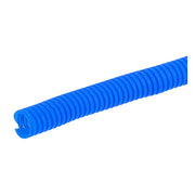 Standard PVC Split Wiring Loom, 12Ft, 3/8" I.D. (9.53mm). Blue – Universal