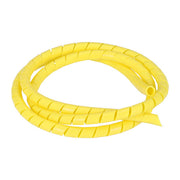 Standard Spiral Wrap, Wiring Loom. 1/2" Dia. Yellow