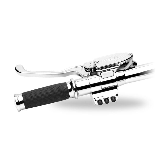 Performance Machine Contour 11/16" Hydraulic Clutch Master Cylinder, Chrome – Up to 2006 H-D. No Interrupt Switch