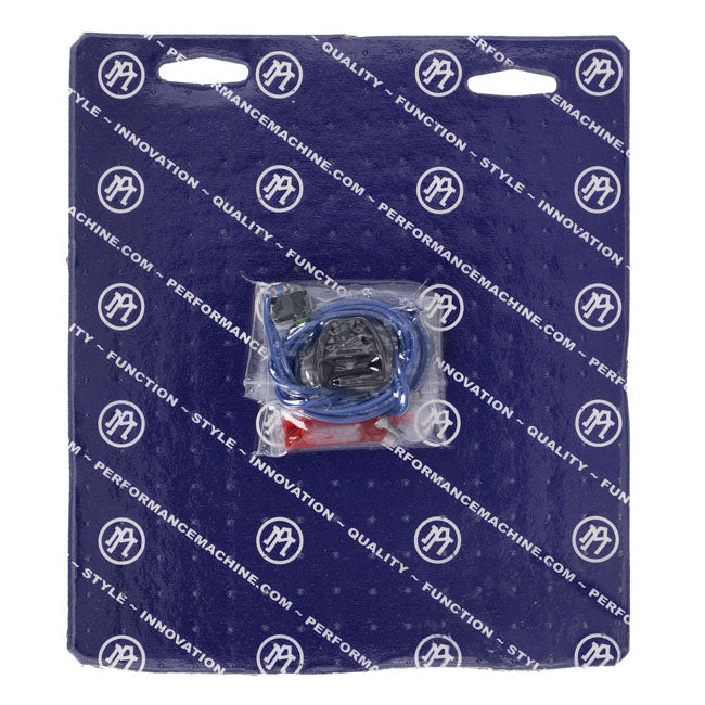 Performance Machine Brake Light Switch. Black Anodized