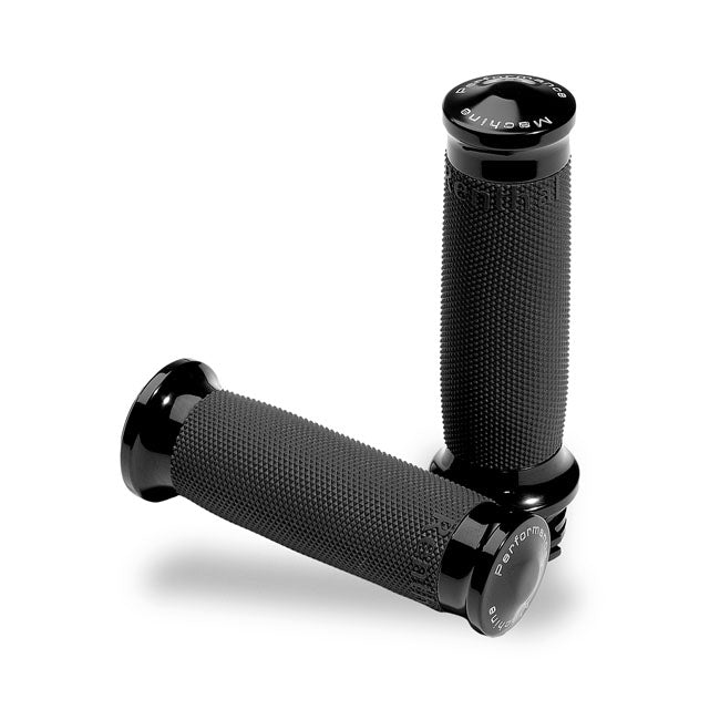 Performance Machine Contour Renthal Wrapped Grips. Black – 1974–2022 H-D with Single or Dual…