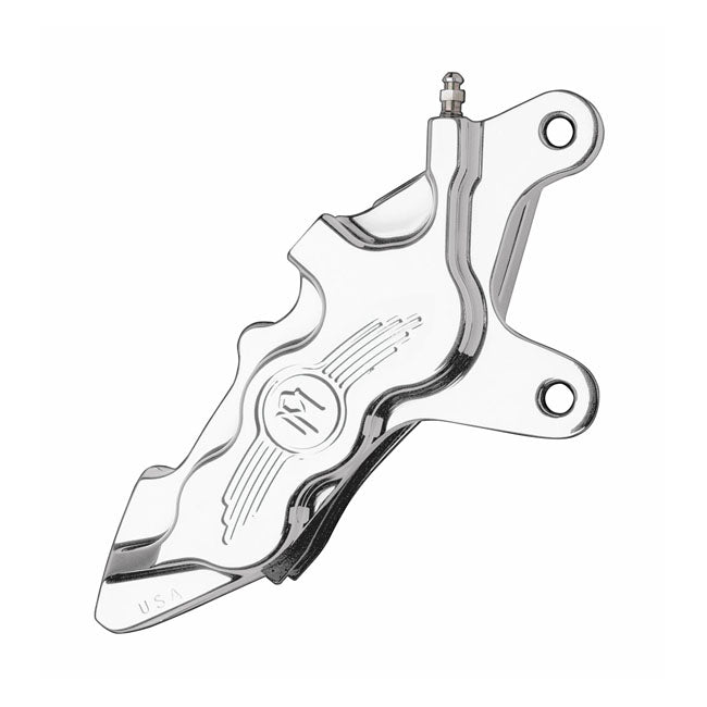 Pm 6 Piston Differential Bore Caliper for 00-14 Softail (Excl. FXSTS); 00-17 Dyna; 00-07 Touring; 00-13 XL; 02-05 V-Rod (Excl. Vrscr)