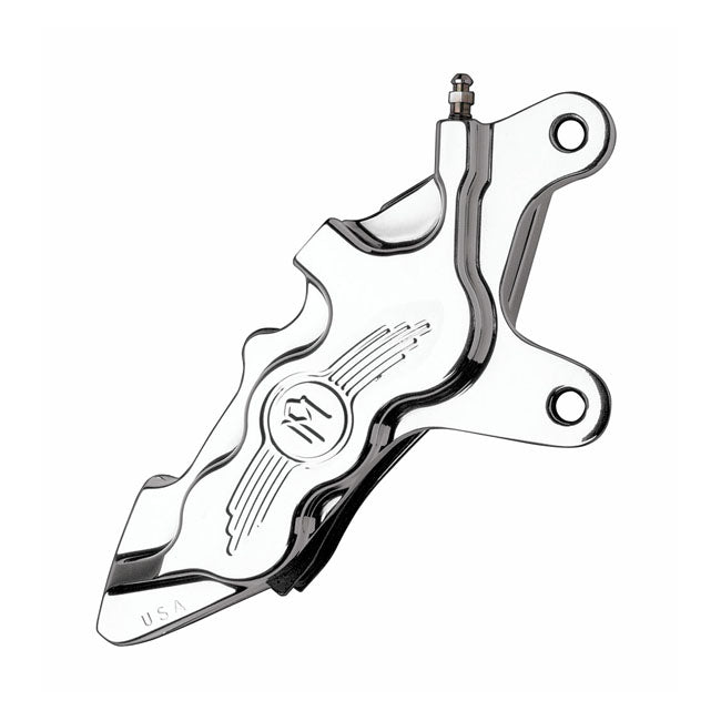 Pm 6 Piston Differential Bore Caliper for 00-14 Softail (Excl. FXSTS); 00-17 Dyna; 00-07 Touring; 00-13 XL; 02-05 V-Rod (Excl. Vrscr)