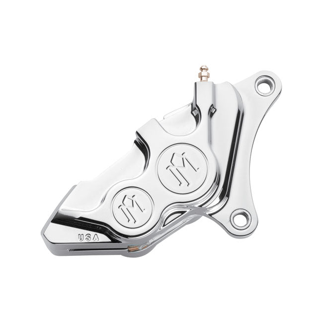 Performance Machine 4-P 137x4B Caliper. Bolt-on, 11.5" Right Front. Polished – Right Front: 1984–1999 Big Twin; XL…