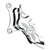 Performance Machine 6-P 112x6B Caliper. Bolt-on, 11.5" Left Front. Polished – 1984–1999 Big Twin; XL Sportster