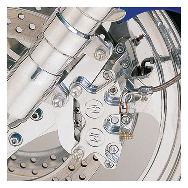 Performance Machine Caliper Bracket, 11.5" Front Left. Polished – 1984–1999 Softail; 1984–1999 FXR; FXD…