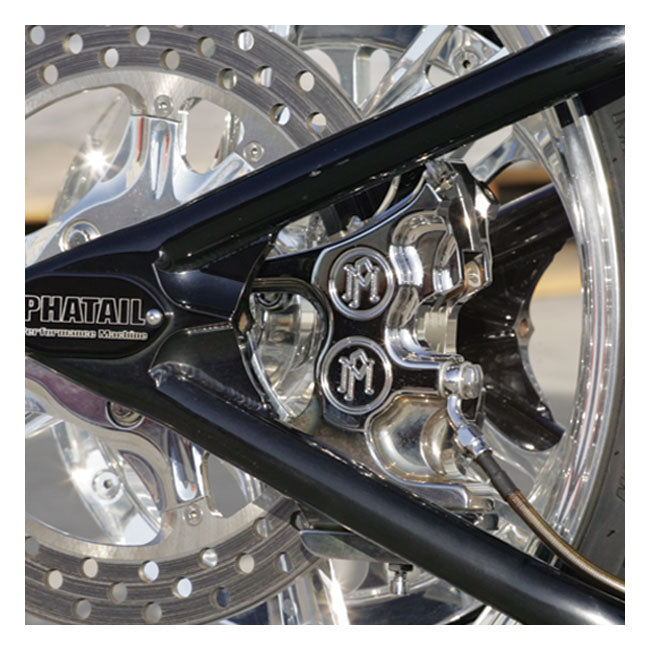 Pm Integrated 4-P Caliper & Bracket for 87-99 Custom Softail (Excl Models With 200mm Rear tyre)