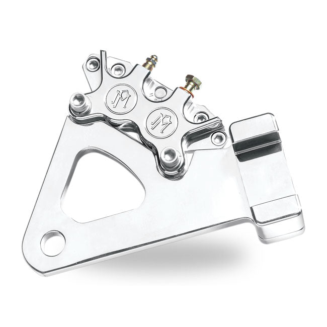 Performance Machine Rear 4-P Caliper Bracket, 11.5". Polished – 1984–1999 FXR