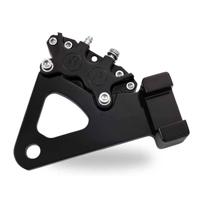 Performance Machine Rear 4-P Caliper Bracket, 11.5". Black – 1984–1999 FXR