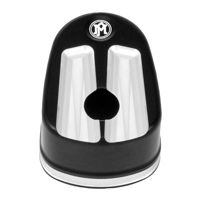 Performance Machine, Ignition Switch Cover Scallop. Black Cc for 14-20 Touring (Excl. FLHR/C); 14-20 Tri Glide