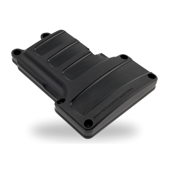 Pm Scallop 6-Sp Transm Top Cover for 06-17 Dyna; 07-17 Softail; 07-16 Touring
