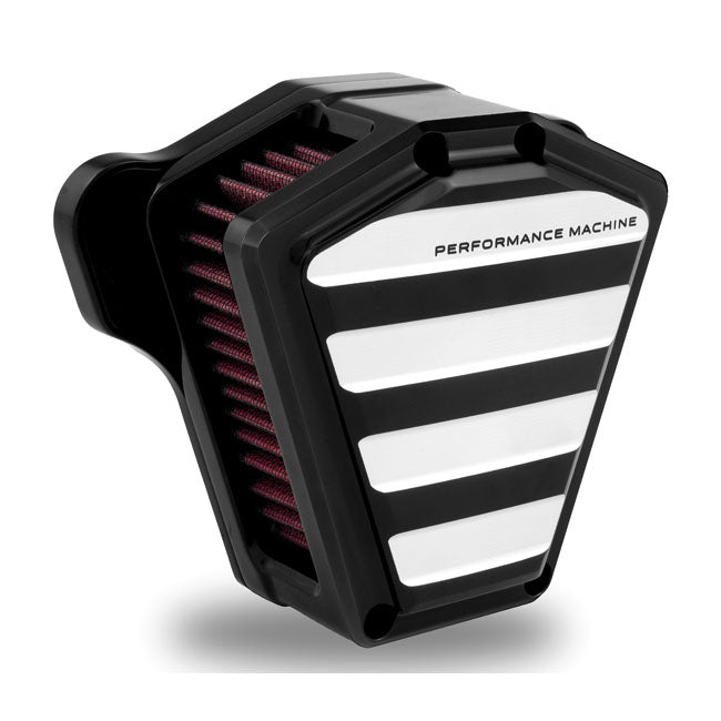 Pm Air cleaner Drive, Contrast Cut for Cv Carb: 93-06 All Big Twin; Delphi Inj.: 01-15 Softail; 04-17 Dyna (Excl. 2017 FXdls); 02-07 Touring