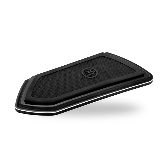 Pm F.T.Z. Passenger Floorboards, Contrast Cut for 86-20 Flt/Touring; 86-20 FL Softail; 06-17 Dyna. (Models With Passenger Floorboard Support Brackets Only)