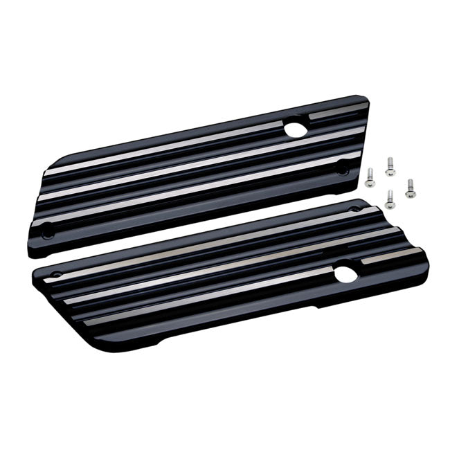 Covington's Alu Saddlebag Latch Covers for 93-13 Flt/Touring (With Hard Bags)