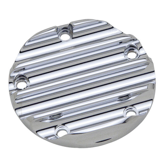 Covington's, Point Cover. Finned, Chrome for 99-17 Twin Cam