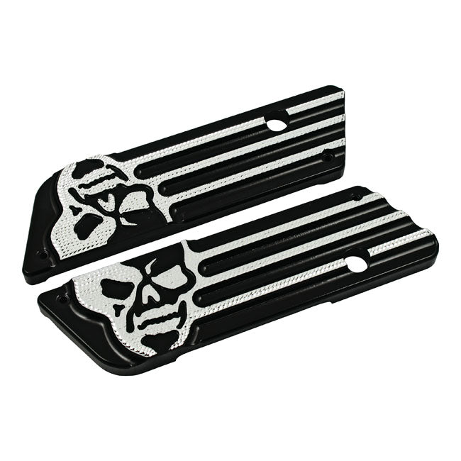 Covington's Alu Saddlebag Latch Covers for 93-13 Flt/Touring (With Hard Bags)