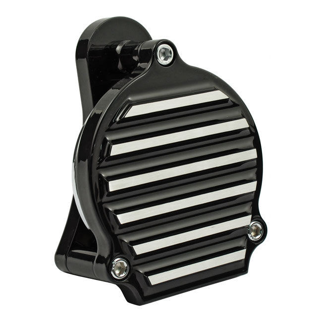 Covington's Finned Horn, Black for 93-20 Big Twin, XL With Side Mounted Horn