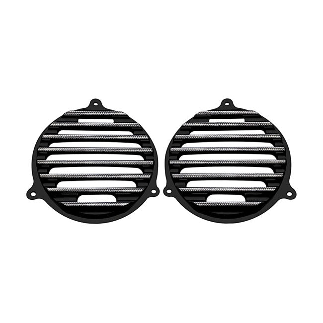 Covington's Speaker Grills Finned for 14-20 FLHT, FLHX