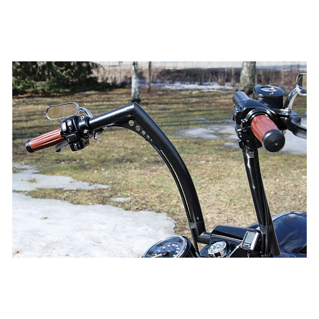Riverside Custom Bakelite® Retro Handlebar Grip Set. Black – 1996–2022 H-D with Dual Throttle Cables