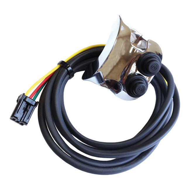 Legend Air Suspension Handlebar Control Switch Assembly. Chrome