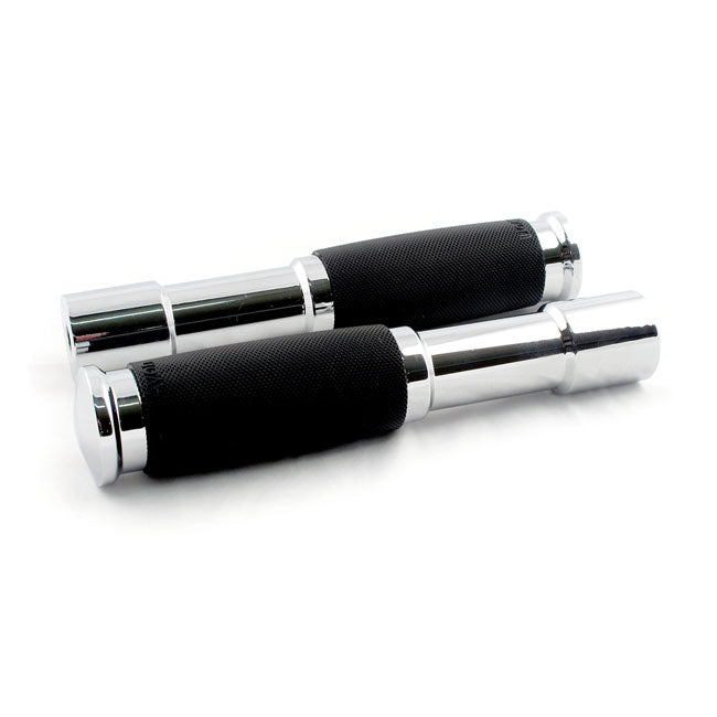 Avon Grips Avon Rigid Highway Pegs Custom Contour, Chrome – Rigid Custom Mount