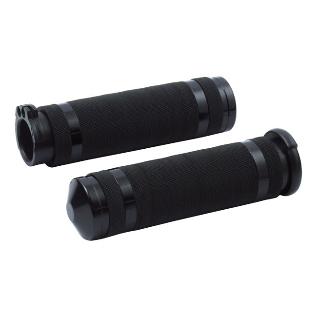 Avon Grips Avon Super Sport Air-SS Grips, Black Anodized – 1996–2022 H-D with Dual Throttle Cables