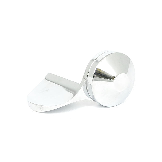 Avon Grips Avon Throttle Assist End Cap Air Cushion, Chrome – 1996–2022 H-D with Dual Throttle Cables