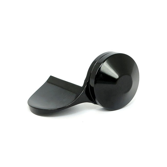 Avon Grips Avon Throttle Assist End Cap Air Cushion, Black Anodized – 1996–2022 H-D with Dual Throttle Cables