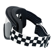 Biltwell Moto 2.0 Checkers Goggles Black/White – Most Open Face Helmets and Full Face…