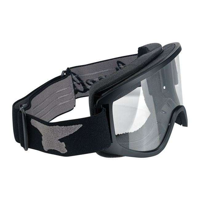 Biltwell Moto 2.0 Script Goggles Black – Most Open Face Helmets and Full Face…