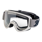 Biltwell Moto 2.0 Script Goggles Titanium – Most Open Face Helmets and Full Face…