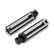 Arlen Ness 10-Gauge Foot Pegs. Black – All Traditional H-D Male Mount
