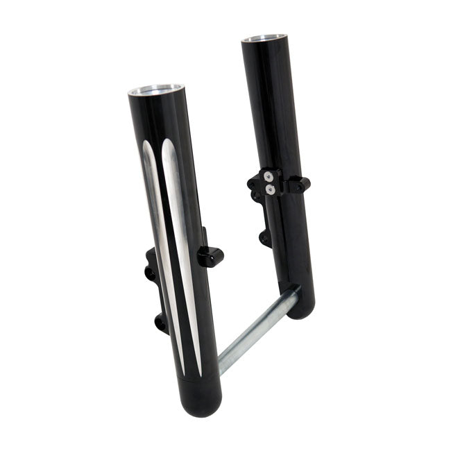 Arlen Ness Hot Legs Dual Disc Deep Cut, Black – 2008–2013 FLT/Touring