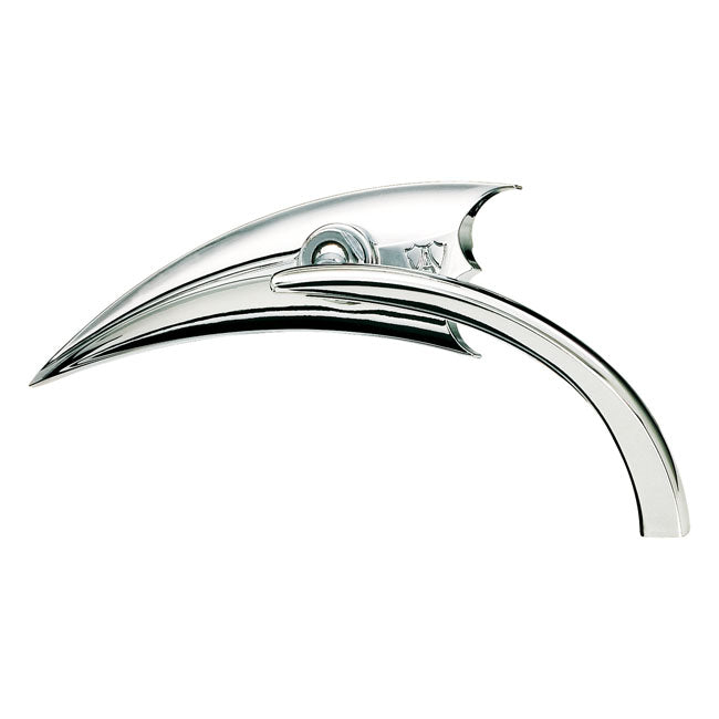 Arlen Ness Scoop Chrome Mirror, Right – USE P/N 544044 FOR YAMAHA
