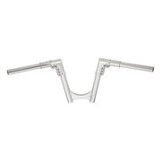 Arlen Ness 1-1/4" Modular Drag Bar. Chrome, 8" Rise – 1982–2022 H-D with 1" I.D. Risers