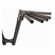 Arlen Ness 1-1/4" Modular Drag Bar. Black, 8" Rise – 1982–2022 H-D with 1" I.D. Risers